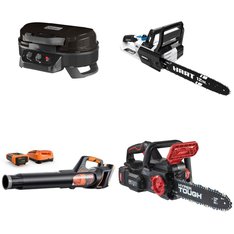 Pallet - 17 Pcs - Hedge Clippers & Chainsaws, Power Tools, Grills & Outdoor Cooking, Leaf Blowers & Vaccums - Customer Returns - Hyper Tough, Hart, Coleman, HyperTough