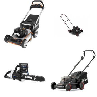 Pallet – 13 Pcs – Trimmers & Edgers, Mowers, Hedge Clippers & Chainsaws – Customer Returns – Hyper Tough, Hart, Worx