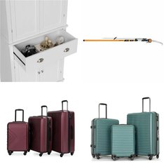 Pallet – 10 Pcs – Luggage, Unsorted, Kitchen & Dining, Storage & Organization – Customer Returns – Travelhouse, Innovaze, Homfa, FISKARS BRANDS INC