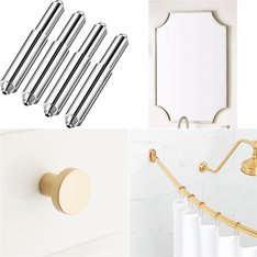 Pallet - 153 Pcs - Unsorted, Bath, Decor, Kitchen & Dining - Open Box Like New - Signature Hardware