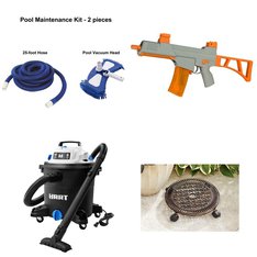 Pallet - 31 Pcs - Pools & Water Fun, Outdoor Play, Accessories, Leaf Blowers & Vaccums - Customer Returns - Mainstays, Hart, SplatRball, Better Homes and Gardens