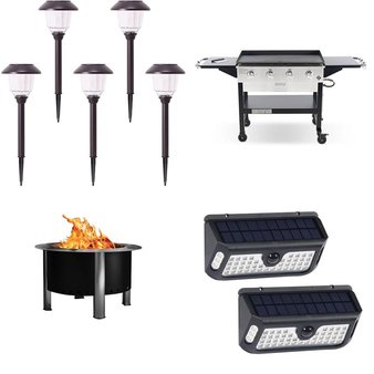 Pallet – 6 Pcs – Patio & Outdoor Lighting / Decor, Fireplaces, Grills & Outdoor Cooking – Customer Returns – Member’s Mark, Westinghouse Lighting