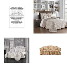 6 Pallets - 2043 Pcs - Curtains & Window Coverings, Decor, Bath, Sheets, Pillowcases & Bed Skirts - Like New or New Customer Returns - JC Penney