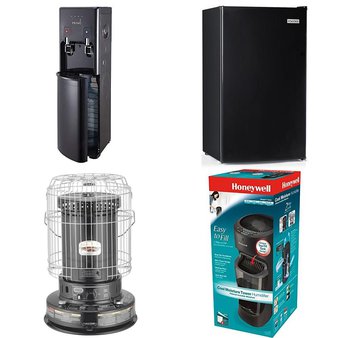 Pallet – 7 Pcs – Heaters, Humidifiers / De-Humidifiers, Bar Refrigerators & Water Coolers, Refrigerators – Customer Returns – Dyna-Glo, Honeywell, Primo, Igloo