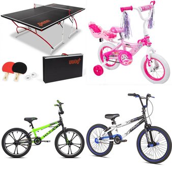 2 Pallets – 24 Pcs – Cycling & Bicycles, Game Room, Vehicles, Powered – Overstock – Kent, Huffy