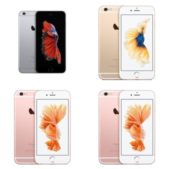 6 Pcs – Apple iPhone 6S – Refurbished (GRADE A – Unlocked) – Models: MN1E2LL/A, 3A510LL/A, 3A511LL/A, MKRF2LL/A