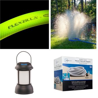 Pallet – 17 Pcs – Other, Accessories, Hot Tubs & Saunas, Pools & Water Fun – Customer Returns – Flexzilla, Thermacell Repellents, Mainstays, Eco Pool Drain