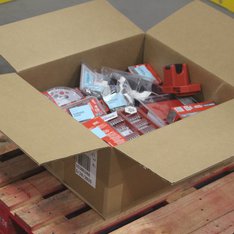 3 Parcel Boxes - 215 Pcs - Tool Accessories, Power Tools - Conditionally Assessed Milwaukee Tools Returns (Conditions in Manifest)