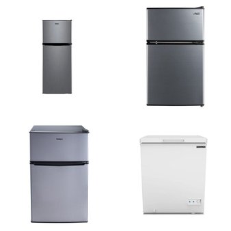 Pallet – 11 Pcs – Bar Refrigerators & Water Coolers, Refrigerators, Humidifiers / De-Humidifiers, Freezers – Customer Returns – Galanz, Frigidaire, HISENSE, Arctic King