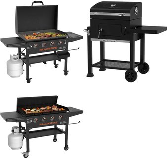 Pallet – 3 Pcs – Grills & Outdoor Cooking – Customer Returns – Blackstone, Expert Grill