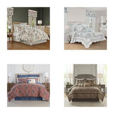 6 Pallets - 546 Pcs - Rugs & Mats, Curtains & Window Coverings, Bedding Sets, Blankets, Throws & Quilts - Mixed Conditions - Unmanifested Home, Window, and Rugs, Unmanifested Bedding, Madison Park, Fieldcrest