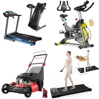 Pallet – 9 Pcs – Exercise & Fitness, Unsorted, Mowers, Cycling & Bicycles – Customer Returns – PowerSmart, SSPHPPLIE, Naipo, Costway