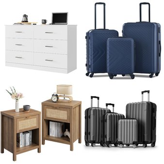 Pallet – 18 Pcs – Luggage, Unsorted, Bedroom, Living Room – Customer Returns – Travelhouse, Zimtown, Behost, Ginza Travel