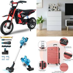 Pallet – 17 Pcs – Luggage, Vacuums, Unsorted, Bedroom – Customer Returns – INSE, Zimtown, RCB, Soontrans