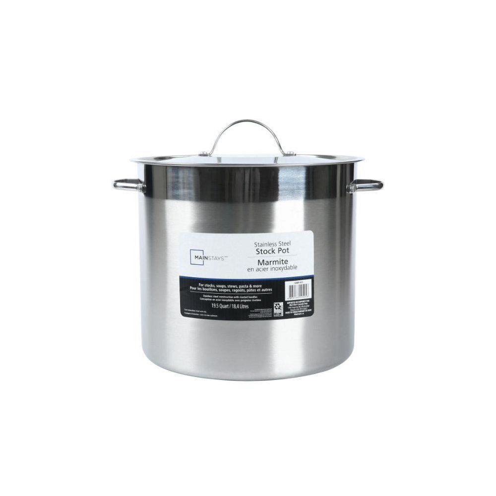 Mainstays 20QT Stainless Steel Stockpot 