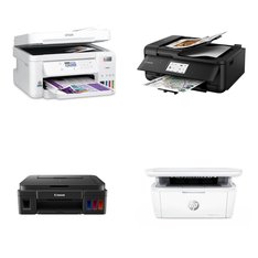Pallet - 24 Pcs - All-In-One, Inkjet, Projector, Laser - Customer Returns - EPSON, HP, Canon, iLive