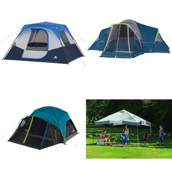 Pallet – 22 Pcs – Camping & Hiking – Customer Returns – Ozark Trail, Coleman