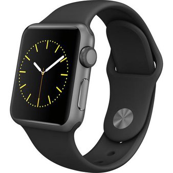 18 Pcs – Refurbished Apple Watch Gen 1 Series 1 Sport 38mm Space Gray Aluminum – Black Sport Band (GRADE A – Mixed Packaging) – Smartwatches