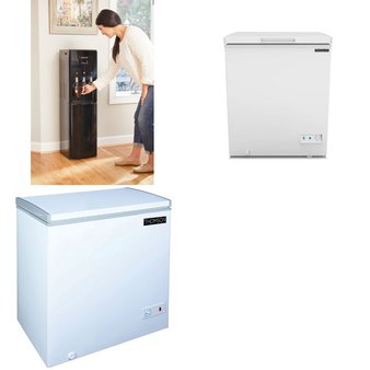 Pallet – 4 Pcs – Freezers, Bar Refrigerators & Water Coolers – Customer Returns – Frigidaire, Primo, Thomson