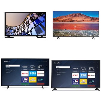 10 Pcs – LED/LCD TVs – Refurbished (GRADE A) – Samsung, Sanyo, Philips, HISENSE