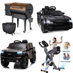 Pallet - 6 Pcs - Vehicles, Unsorted, Grills & Outdoor Cooking, Exercise & Fitness - Customer Returns - iRerts, Funtok, KingChii, POOBOO