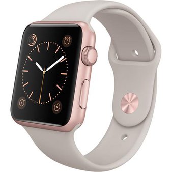 10 Pieces Apple Watch Sport 42mm Rose Gold Aluminum Case – Stone Sport Band MLC62LL/A Smart Watches