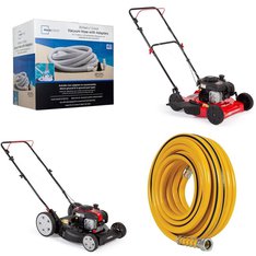 CLEARANCE! 1 Pallet - 14 Pcs - Mowers, Hot Tubs & Saunas, Accessories - Customer Returns - Mainstays, Black Max, Hyper Tough, Gilmour