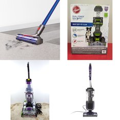 Pallet - 7 Pcs - Vacuums - Damaged / Missing Parts / Tested NOT WORKING - Bissell, Hoover, Shark Navigator, Dyson