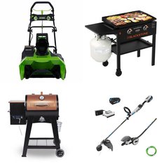 Pallet - 11 Pcs - Trimmers & Edgers, Snow Removal, Grills & Outdoor Cooking, Other - Customer Returns - Hyper Tough, GreenWorks, Pit Boss, Hart