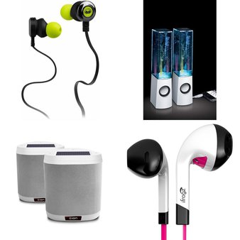 CLEARANCE! 1178 Pcs – Headphones & Portable Speakers – Customer Returns – Merkury Innovations, JVC, iFrogz, Skullcandy