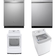 4 Pcs – Dishwashers – Like New – LG, GE