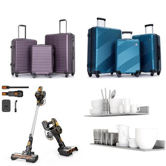 Pallet – 10 Pcs – Unsorted, Luggage, Bedroom, Vacuums – Customer Returns – GIKPAL, INSE, Travelhouse, Tripcomp