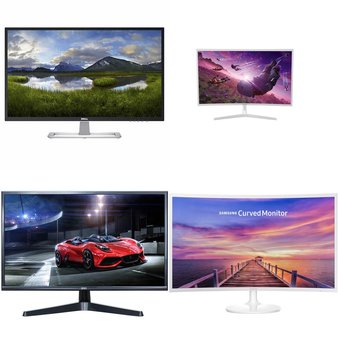 33 Pcs – Computer Monitors – Customer Returns – DELL, Onn, Samsung, HP