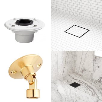 Case Pack – 61 Pcs – Kitchen & Bath Fixtures, Hardware, Unsorted, Bath – Open Box Like New – Signature Hardware