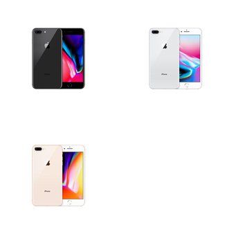 6 Pcs – Apple iPhone 8 Plus – Brand New (Unlocked) – Models: MQ8D2LL/A, MQ8F2LL/A, MQ8E2LL/A