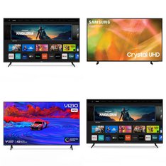 72 Pcs - LED/LCD TVs - Refurbished (GRADE A, GRADE B) - VIZIO, Samsung, LG, Onn