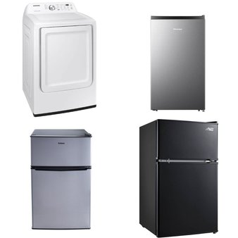 Pallet – 7 Pcs – Freezers, Bar Refrigerators & Water Coolers, Laundry, Refrigerators – Customer Returns – Arctic King, Galanz, HISENSE, Samsung