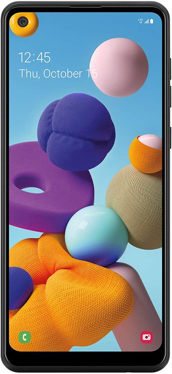 Samsung TFSAS215DCP (SM-S215DL) Galaxy A21 32GB 3GB RAM Tracfone Black 6.5-In – Certified Refurbished