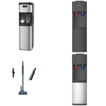 Pallet – 16 Pcs – Bar Refrigerators & Water Coolers, Single Cup Brewers, Vacuums – Open Box Customer Returns – WESTINGHOUSE, Keurig, Shark, Bissell