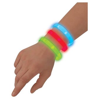 25 Pcs – Toysmith Flashbanz Kids Toy Party Bracelets – Colors May Vary – New – Retail Ready