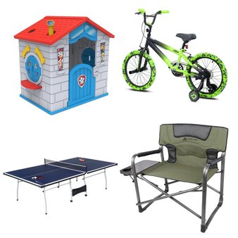 Pallet – 9 Pcs – Outdoor Play, Game Room, Camping & Hiking – Overstock – Halo, Kent Bicycles