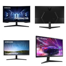Pallet - 36 Pcs - Monitors - Customer Returns - Onn, LG, Samsung, SCEPTRE