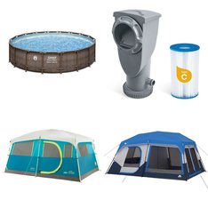 Flash Sale! 6 Pallets - 38 Pcs - Camping & Hiking, Freezers, Pools & Water Fun - Untested Customer Returns - Walmart