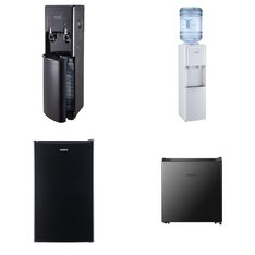 Pallet - 8 Pcs - Freezers, Bar Refrigerators & Water Coolers, Refrigerators - Customer Returns - HISENSE, Galanz, Primo Water, Primo