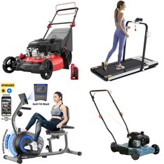 Pallet - 7 Pcs - Exercise & Fitness, Mowers, Vehicles, Patio - Customer Returns - MaxKare, POOBOO, PowerSmart, SENIX