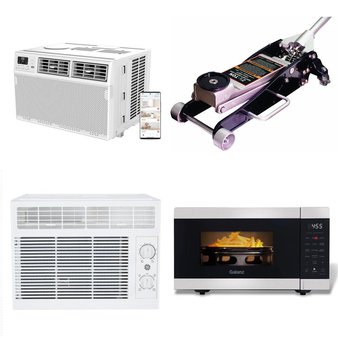 Pallet – 13 Pcs – Microwaves, Air Conditioners – Damaged / Missing Parts / Tested NOT WORKING – Hamilton Beach, Galanz, GE (General Electric), Torin