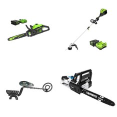 Pallet - 23 Pcs - Trimmers & Edgers, Pressure Washers, Camping & Hiking, Hedge Clippers & Chainsaws - Customer Returns - Hyper Tough, Ozark Trail, Hart, Bounty Hunter