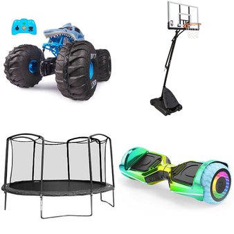 Pallet – 12 Pcs – Vehicles, Trains & RC, Outdoor Play, Dolls, Powered – Customer Returns – Disney, Monster Jam, NBA, Hot Wheels