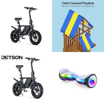 Pallet – 15 Pcs – Powered, Cycling & Bicycles, Lenses, Outdoor Play – Customer Returns – Razor, Razor Power Core, Jetson, National Geographic