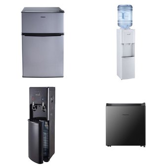 Pallet – 8 Pcs – Bar Refrigerators & Water Coolers, Freezers – Customer Returns – Galanz, Primo Water, HISENSE, Primo